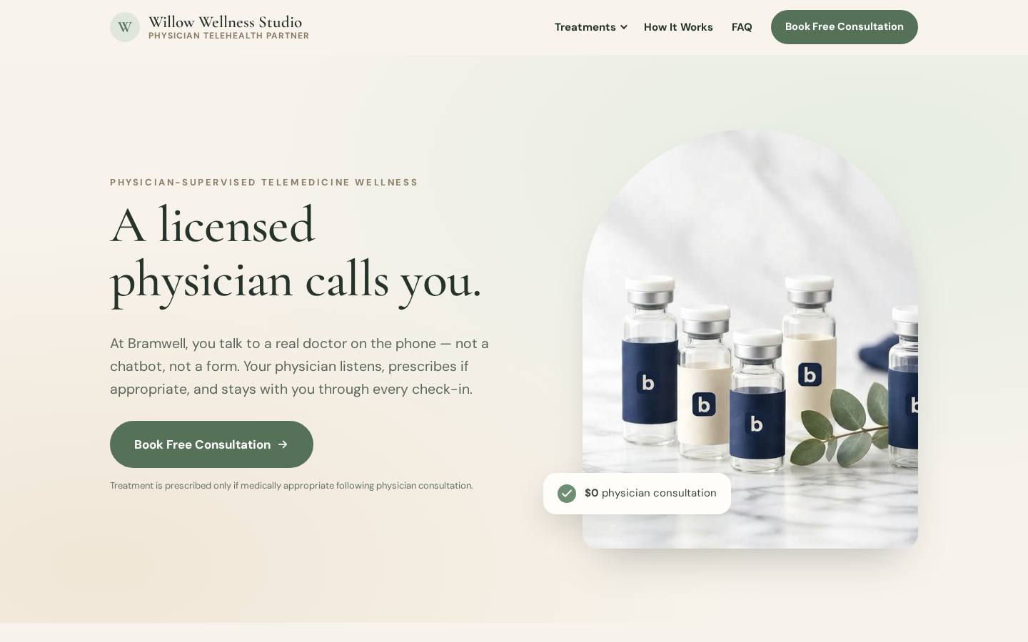 Willow Wellness Studio demo site